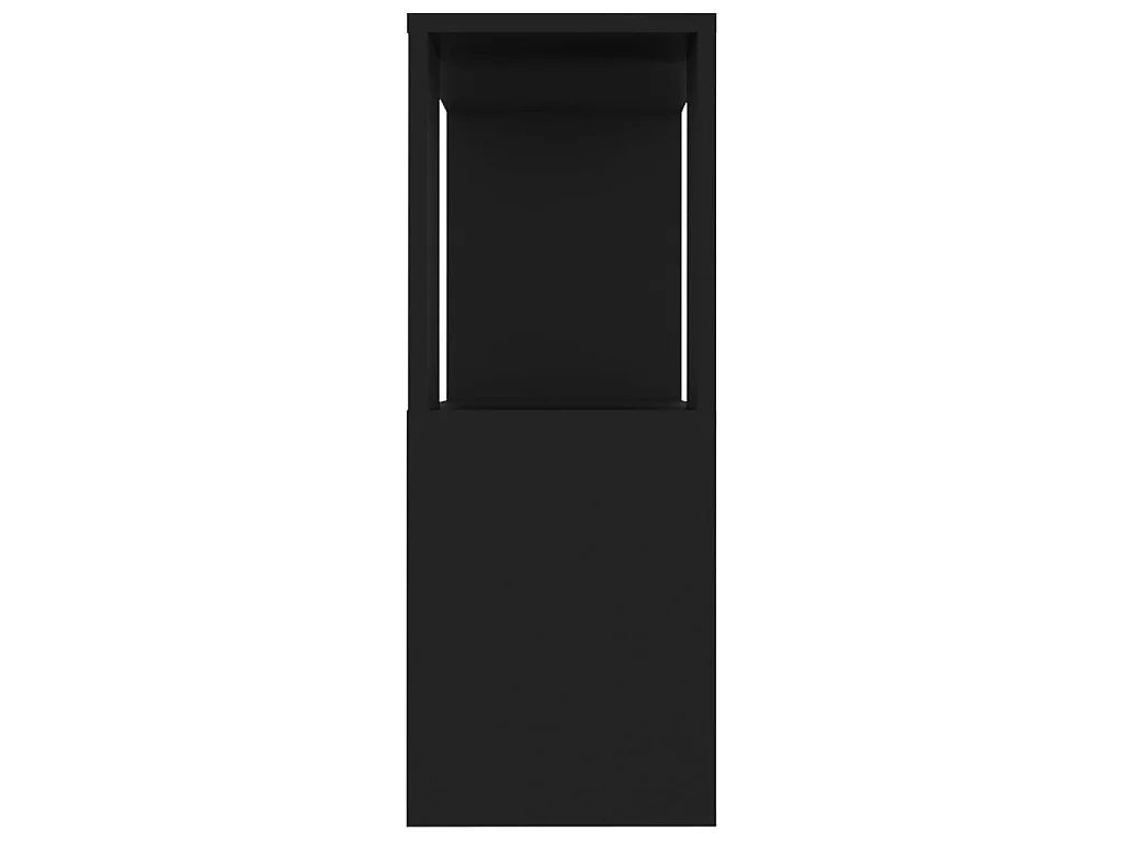 Etagère basse Noir 80x24x63