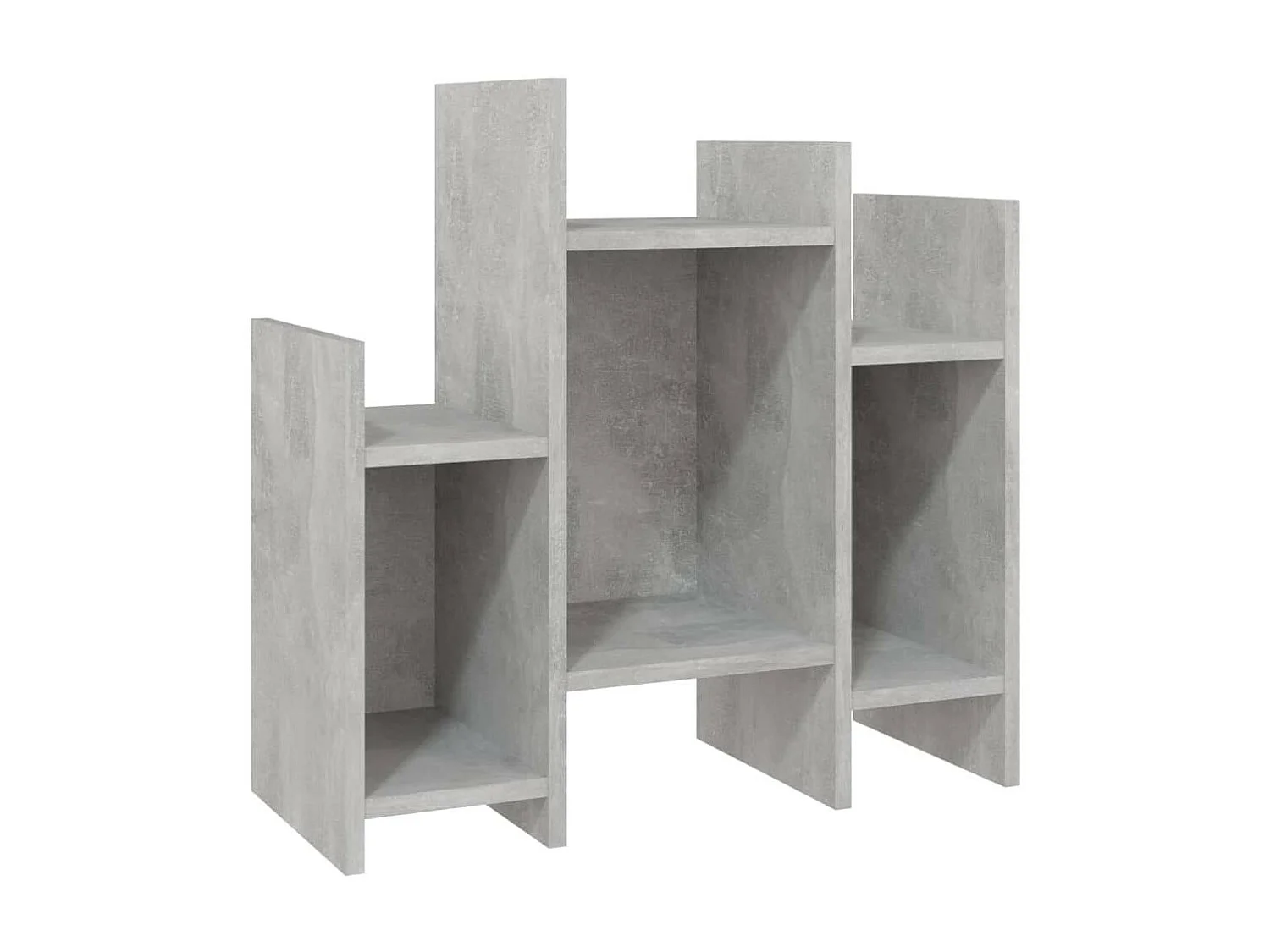 Petite bibliothèque Gris béton 60x26x60