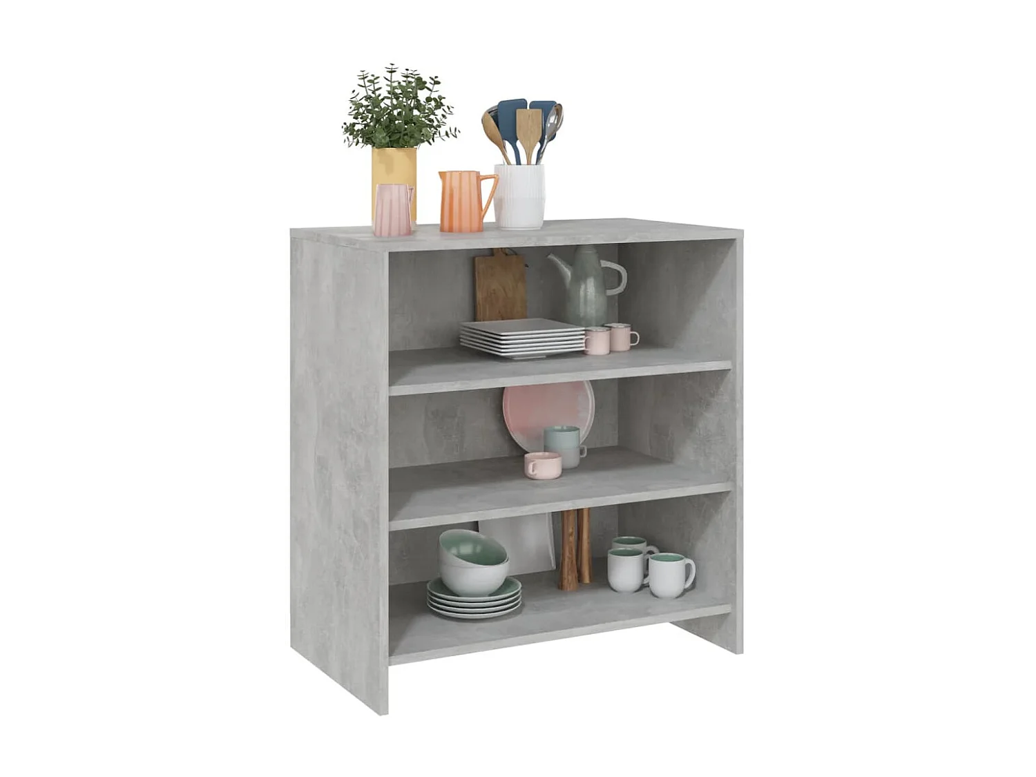 Etagères Gris béton 70x40,5x75