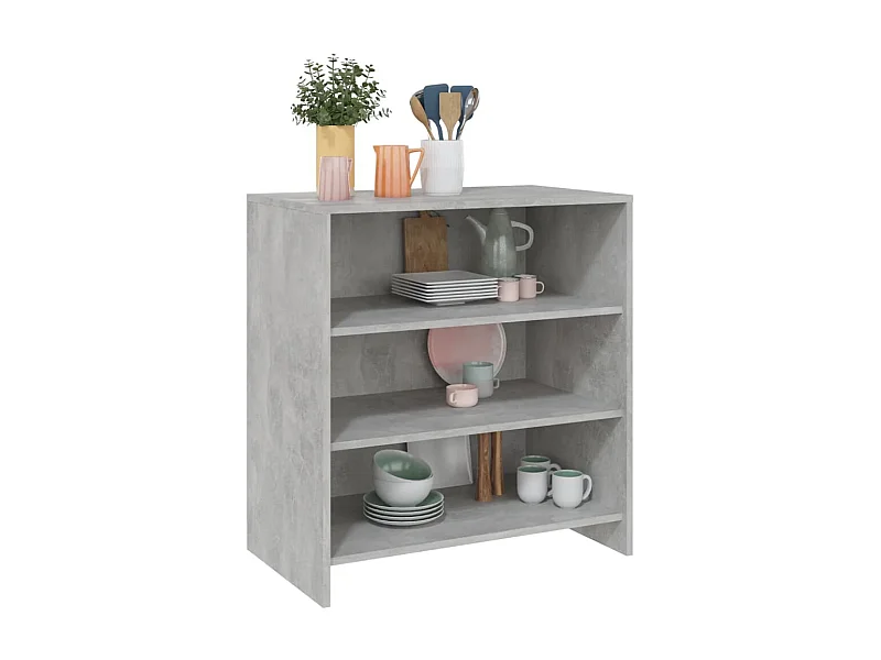 Etagères Gris béton 70x40,5x75