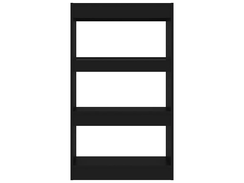 Bibliothèque-Séparateur de pièce Noir 60x30x103