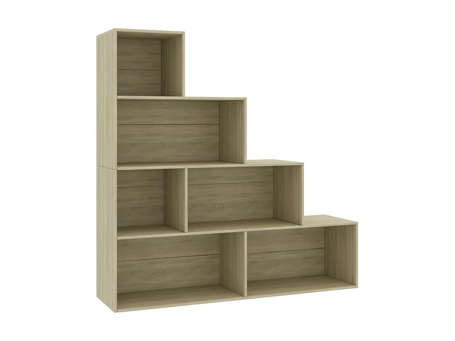 Bibliothèque-Séparateur de pièce Chêne sonoma 155x24x160