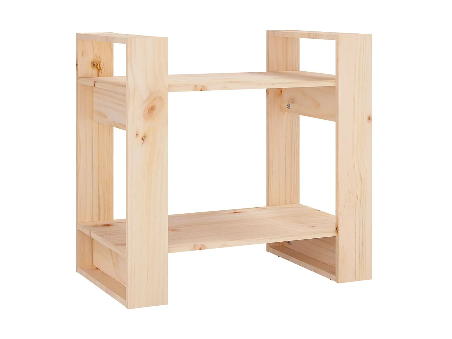 Bibliothèque-Séparateur de pièce 60x35x57 Pin massif