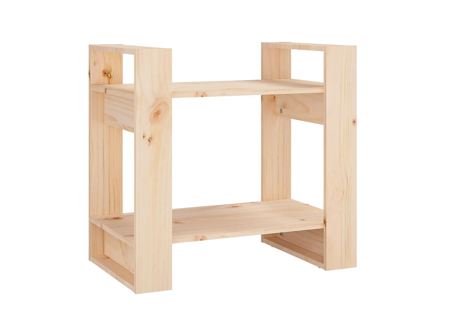 Bibliothèque-Séparateur de pièce 60x35x57 Pin massif