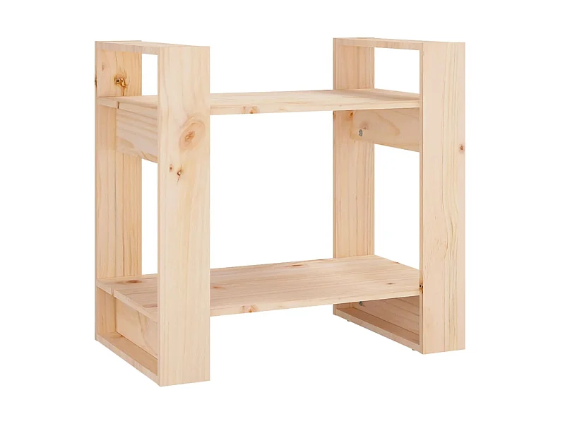 Bibliothèque-Séparateur de pièce 60x35x57 Pin massif