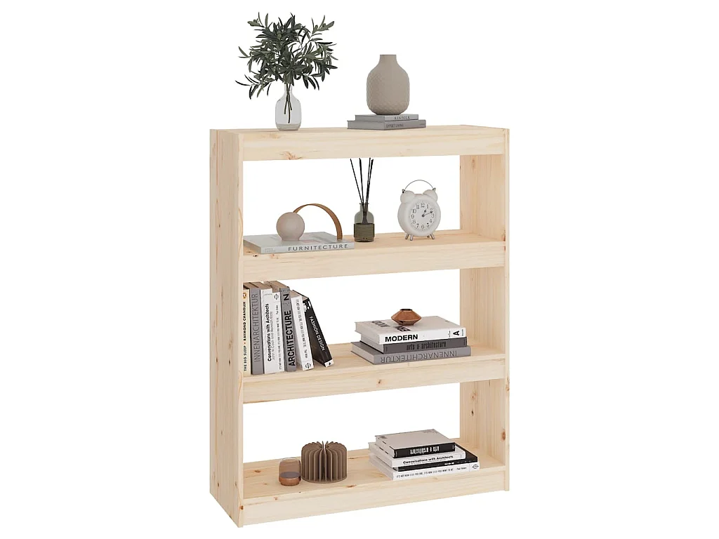 Bibliothèque-Séparateur de pièce 80x30x103,5 Bois de pin