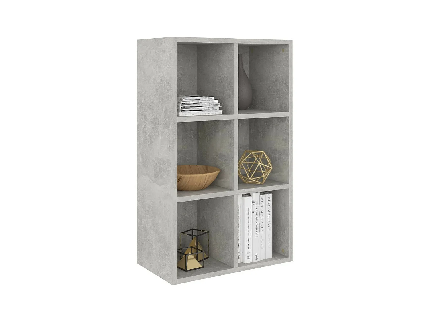 Étagère Gris béton 66x30x97,8