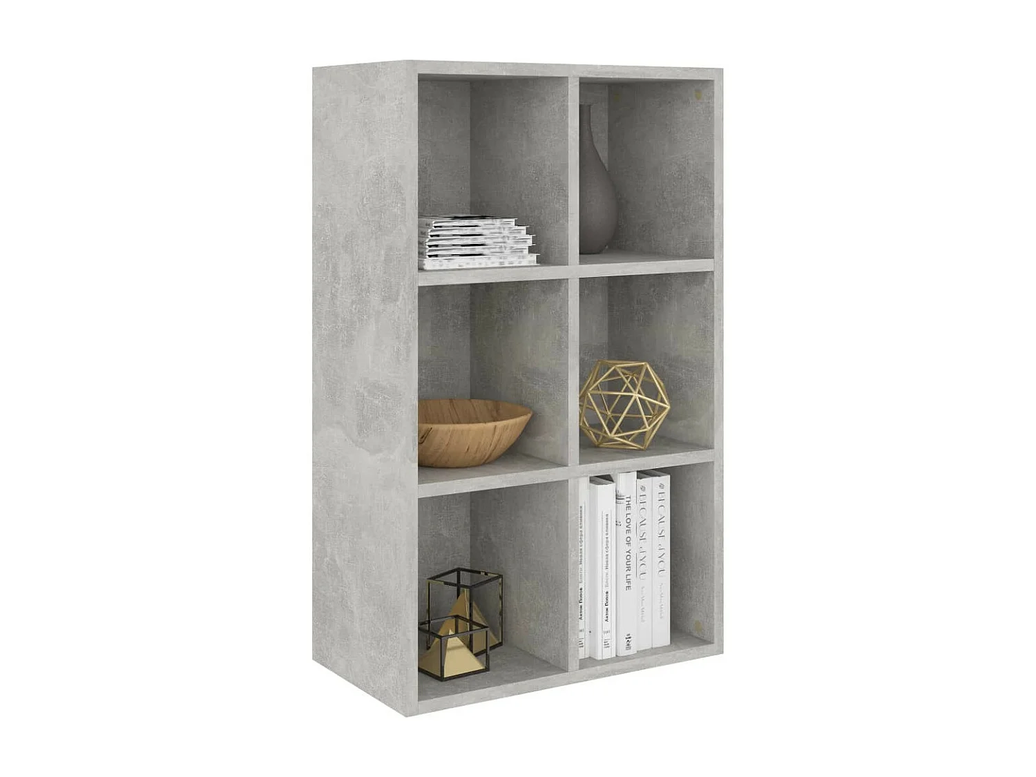 Étagère Gris béton 66x30x97,8