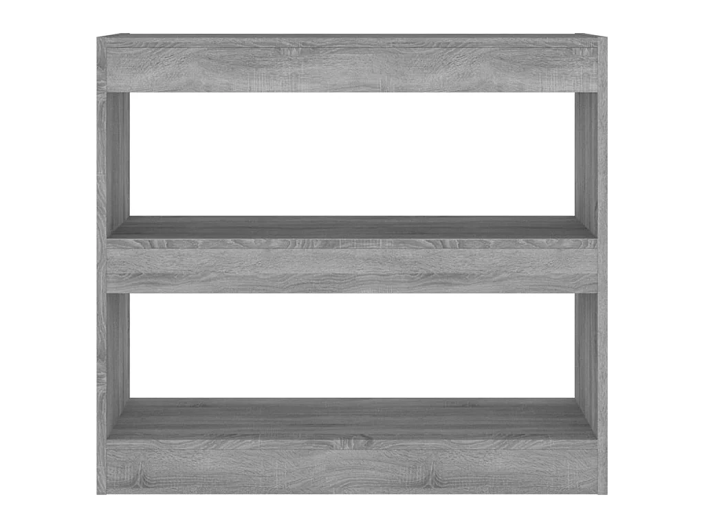 Bibliothèque-Séparateur de pièce Sonoma gris 80x30x72
