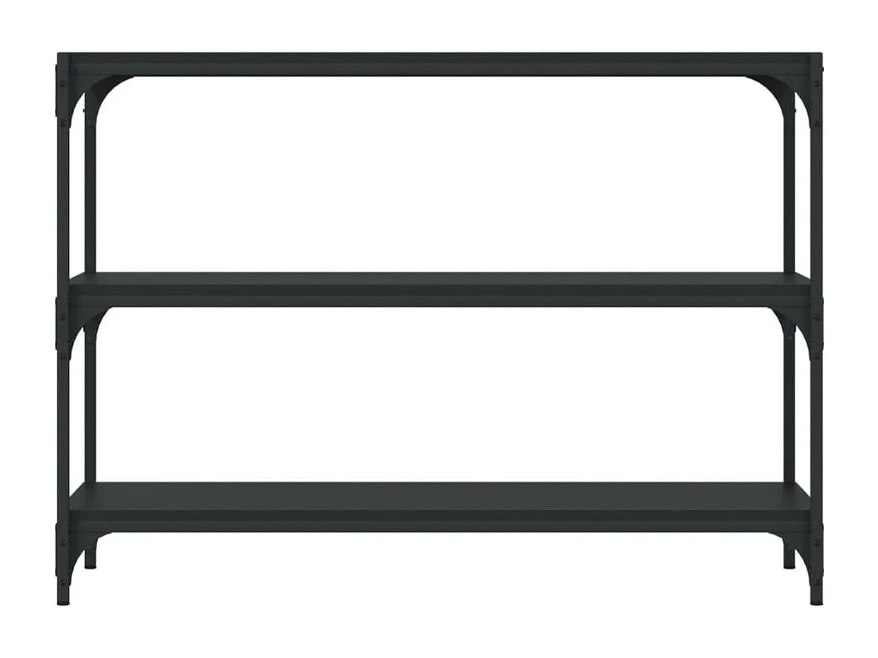 Bibliothèque Chêne Sonoma 100x33x70,5 Bois d'ingénierie acier