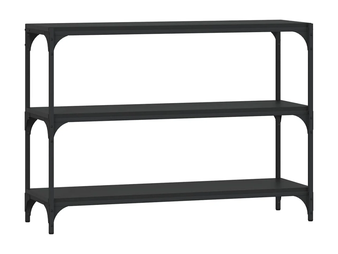 Bibliothèque Chêne Sonoma 100x33x70,5 Bois d'ingénierie acier