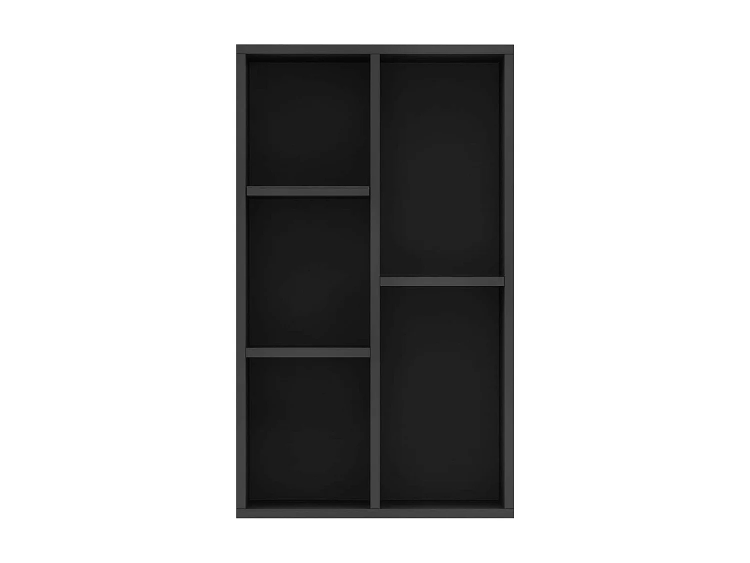 Bibliothèque-Buffet Noir 45 x 25x80