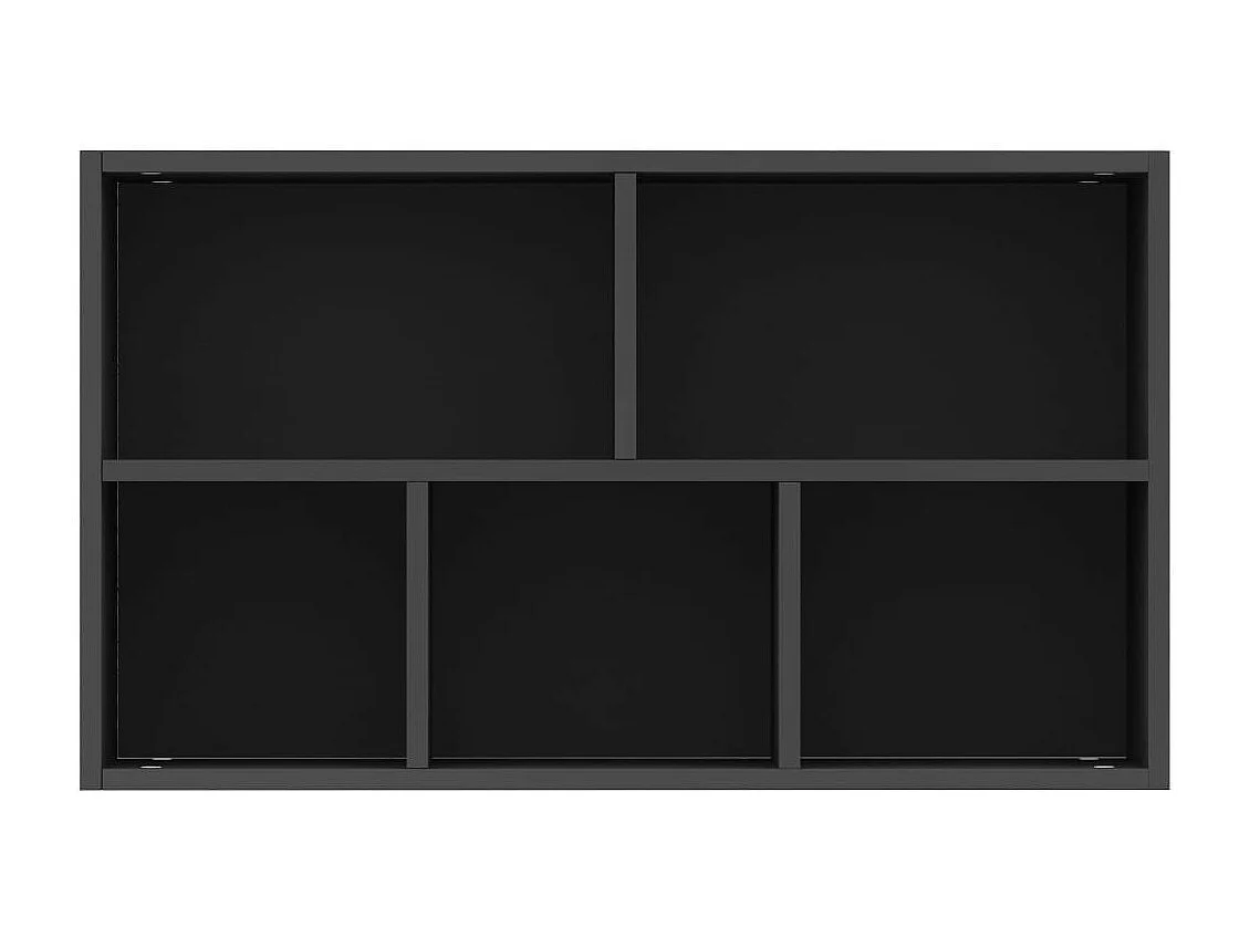 Bibliothèque-Buffet Noir 45 x 25x80