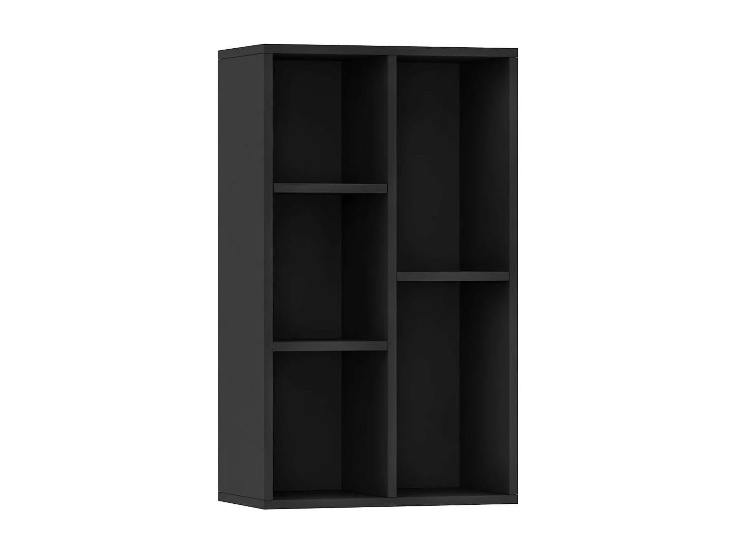 Bibliothèque-Buffet Noir 45 x 25x80