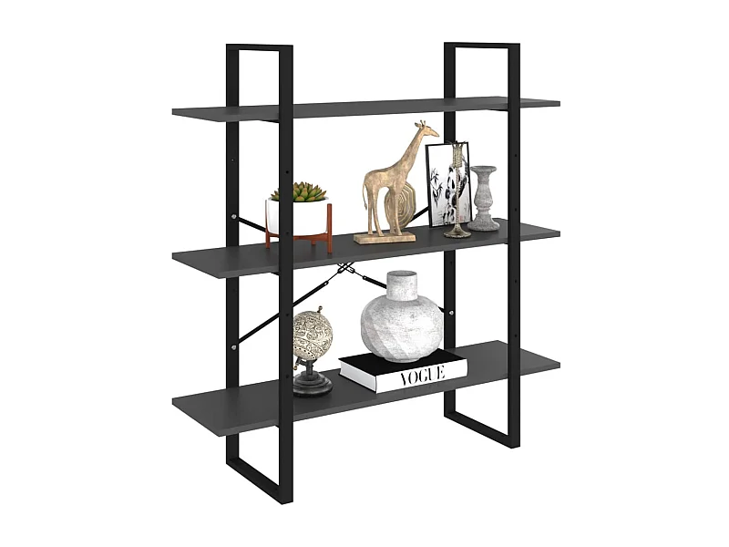 Bibliothèque Gris 100x30x105