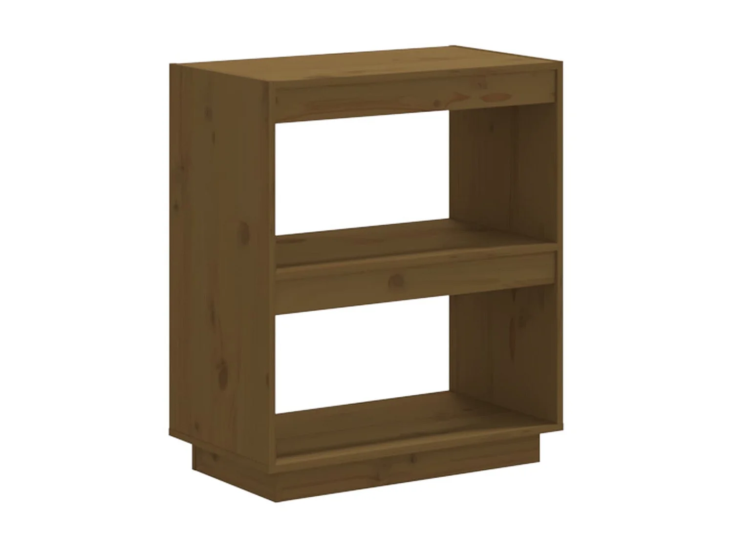 Bibliothèque Marron miel 60x35x71 Bois de pin massif