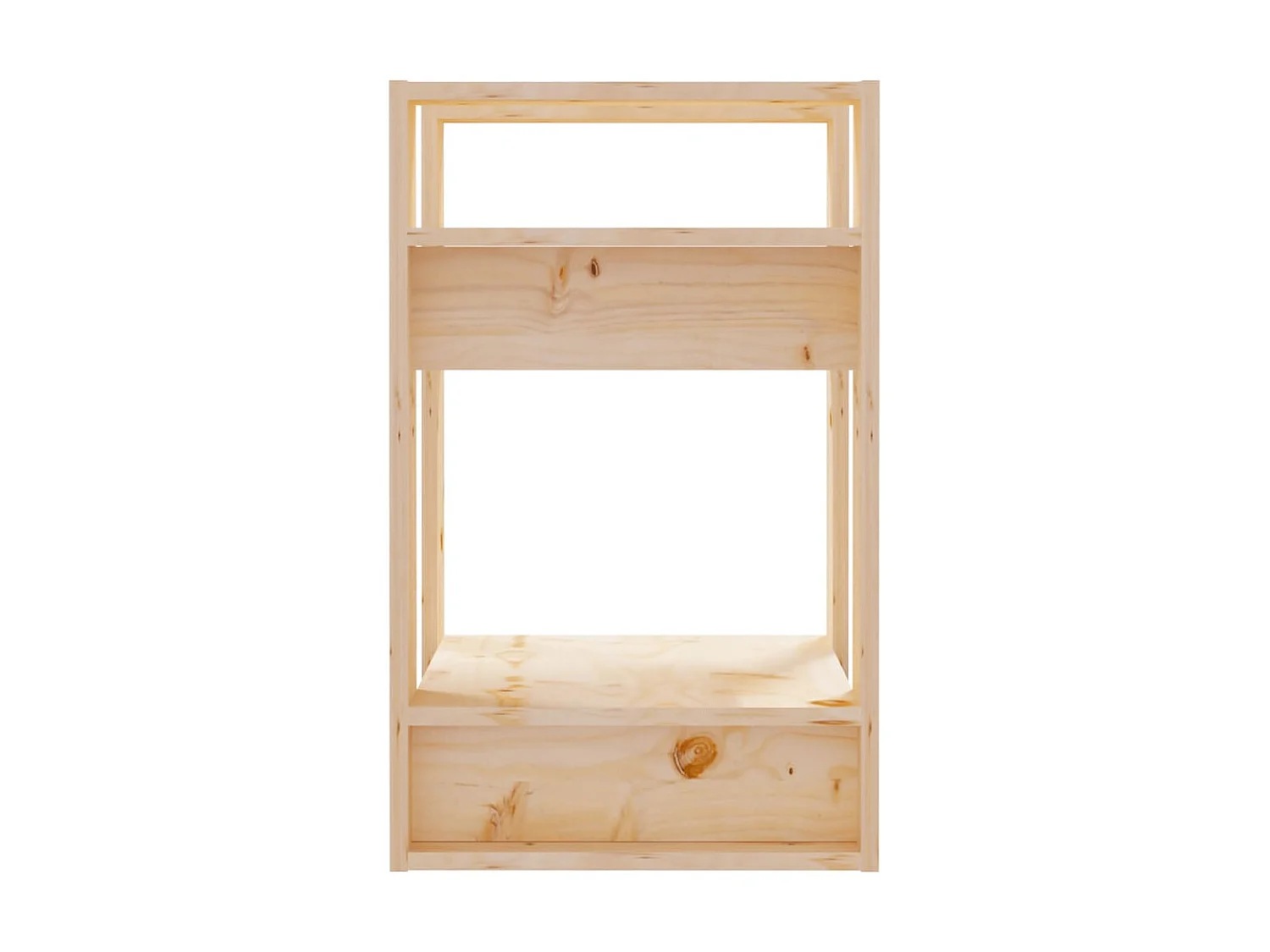 Bibliothèque-Séparateur de pièce 41x35x57 Pin massif