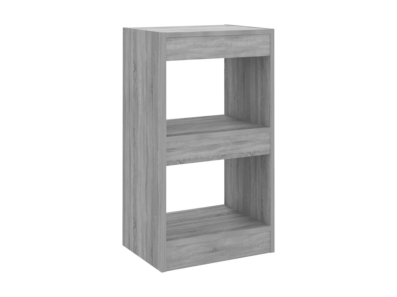 Bibliothèque-Séparateur de pièce Sonoma gris 40x30x72