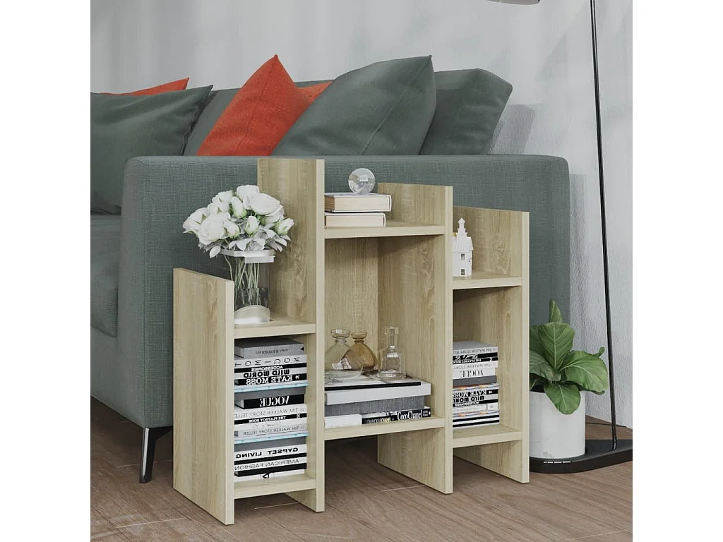 Petite bibliothèque Chêne sonoma 60x26x60