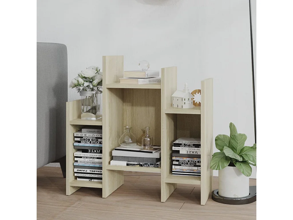 Petite bibliothèque Chêne sonoma 60x26x60