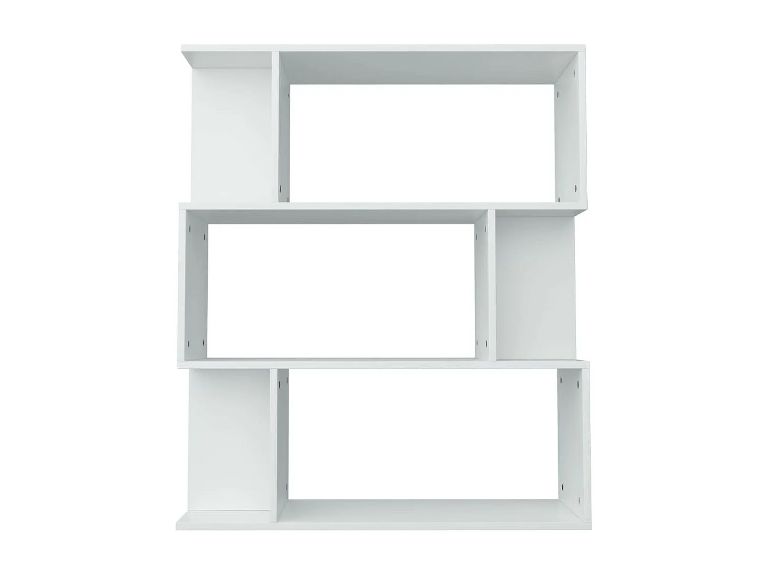 Bibliothèque-Séparateur de pièce Blanc 80x24x96