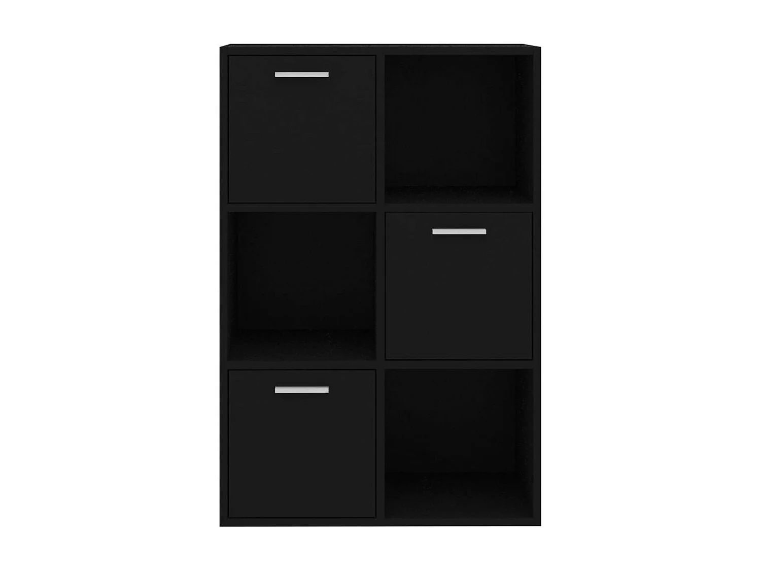 Armoire de rangement Noir 60x29,5x90