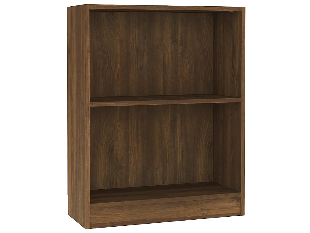 Bibliothèque Chêne marron 60x24x74,5 Bois d'ingénierie