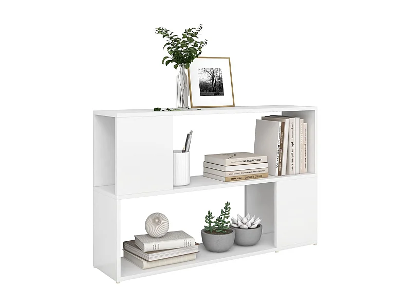 Bibliothèque Blanc 100x24x63