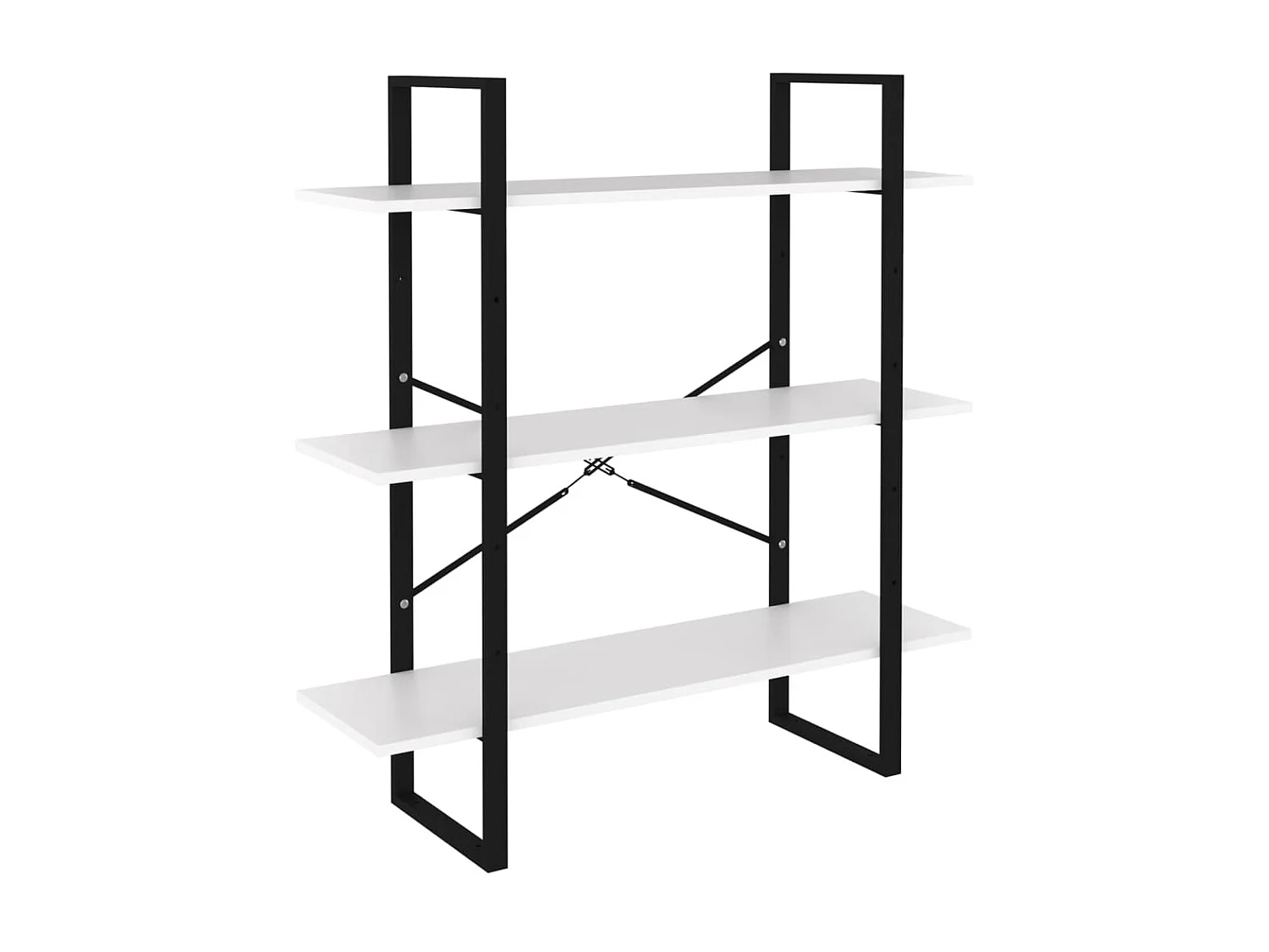 Bibliothèque Blanc 100x30x105