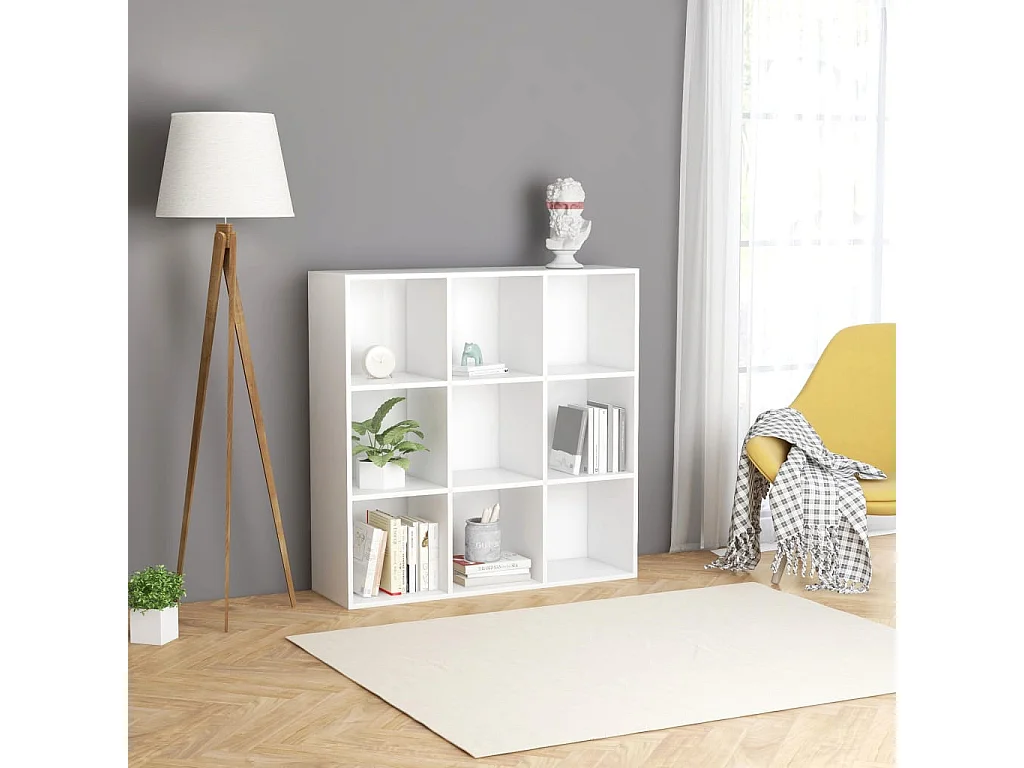 Bibliothèque Blanc 98x30x98