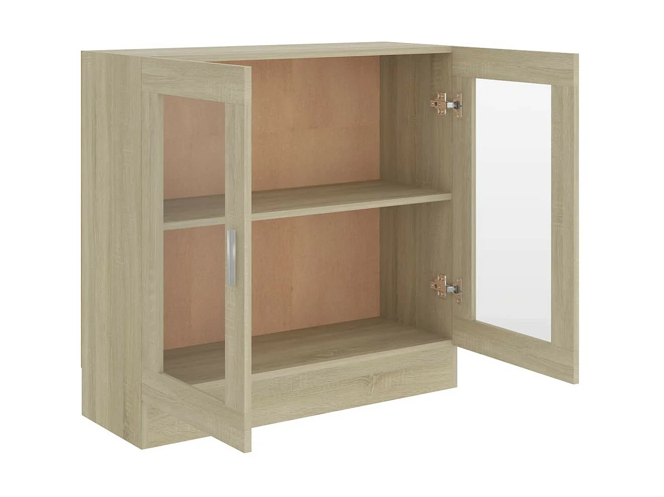 Armoire à vitrine Chêne sonoma 82,5x30,5x80