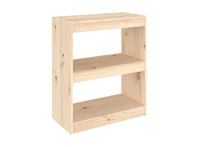 Bibliothèque-Séparateur de pièce 60x30x71,5 Bois de pin