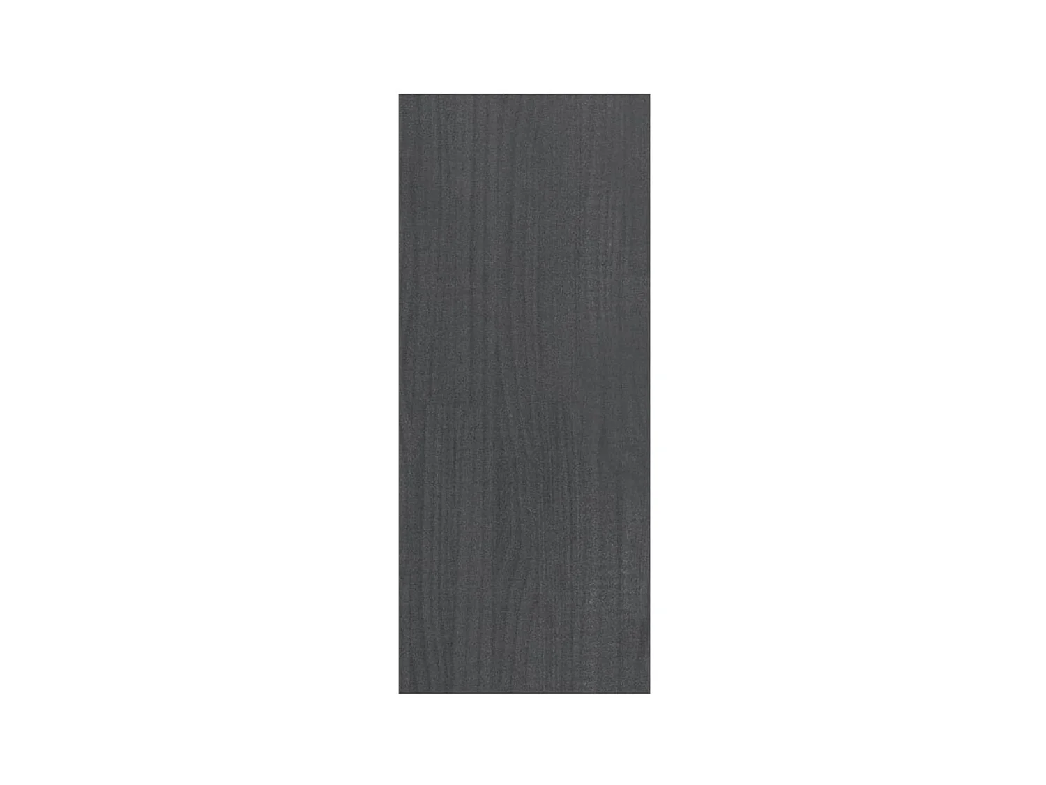 Boekenkast/kamerscherm 100x30x71,5 cm grenenhout grijs