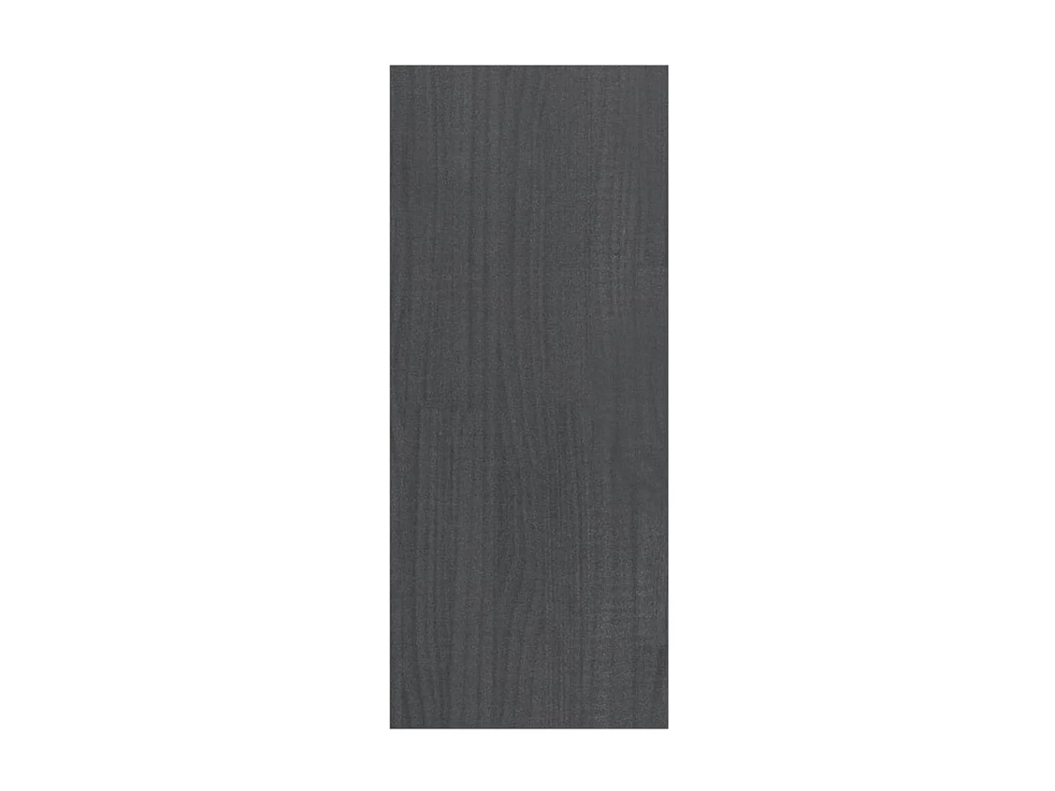 Bibliothèque-Séparateur de pièce Gris 100x30x71,5 Pin massif