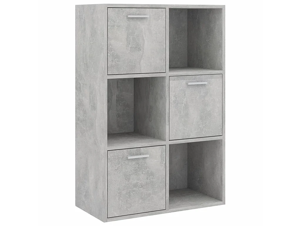Armoire de rangement Gris béton 60x29,5x90