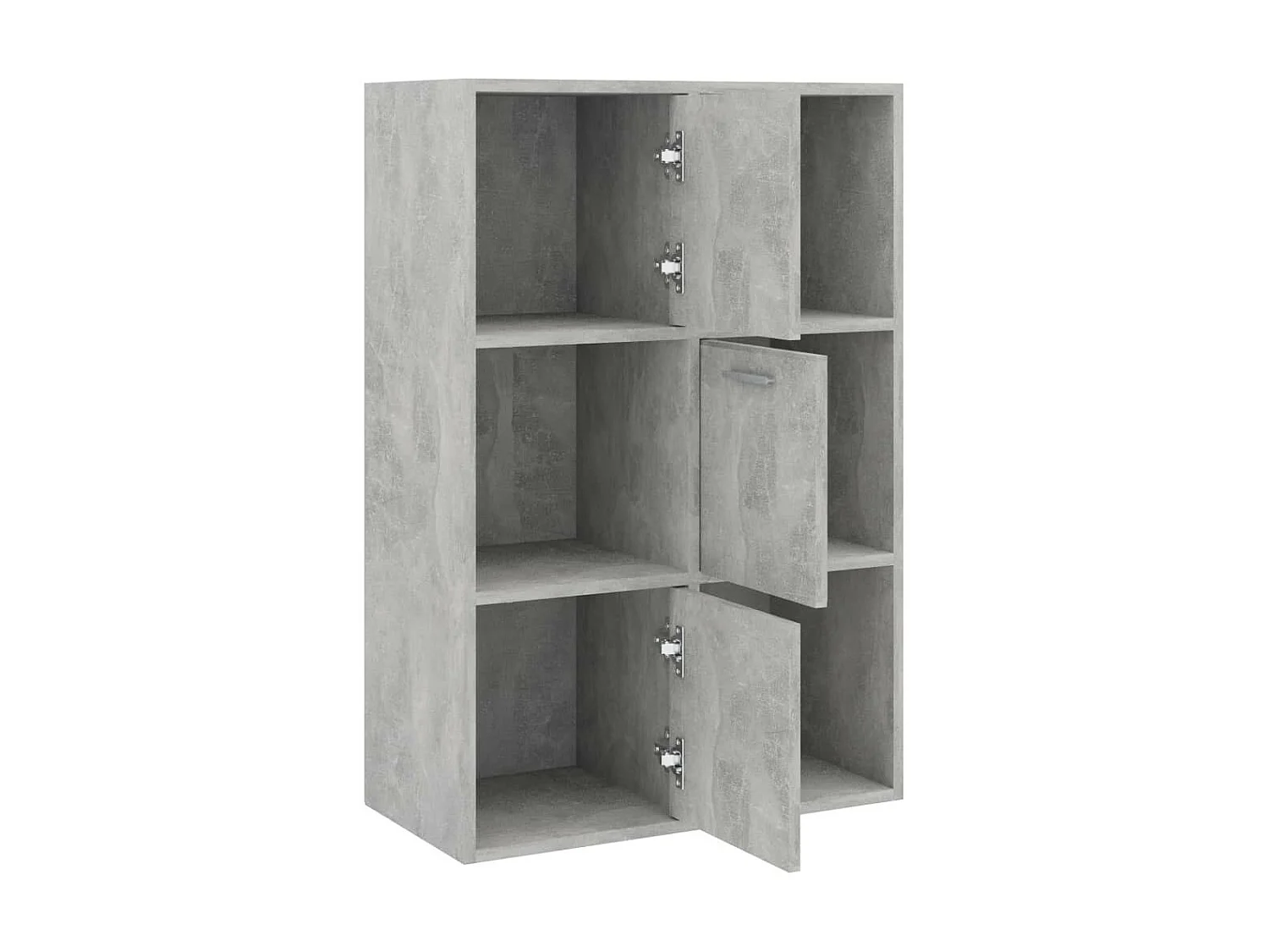 Armoire de rangement Gris béton 60x29,5x90