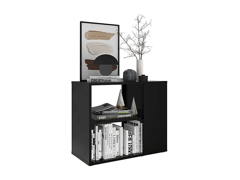 Armoire latérale Noir 60x30x50