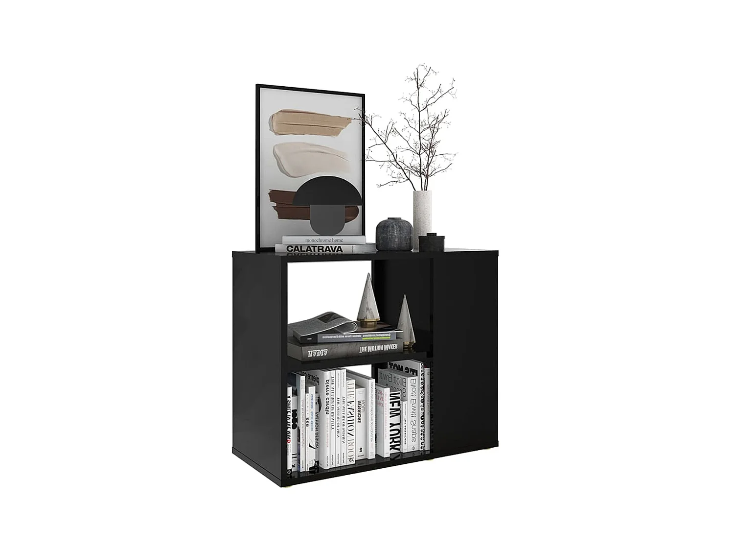Armoire latérale Noir 60x30x50