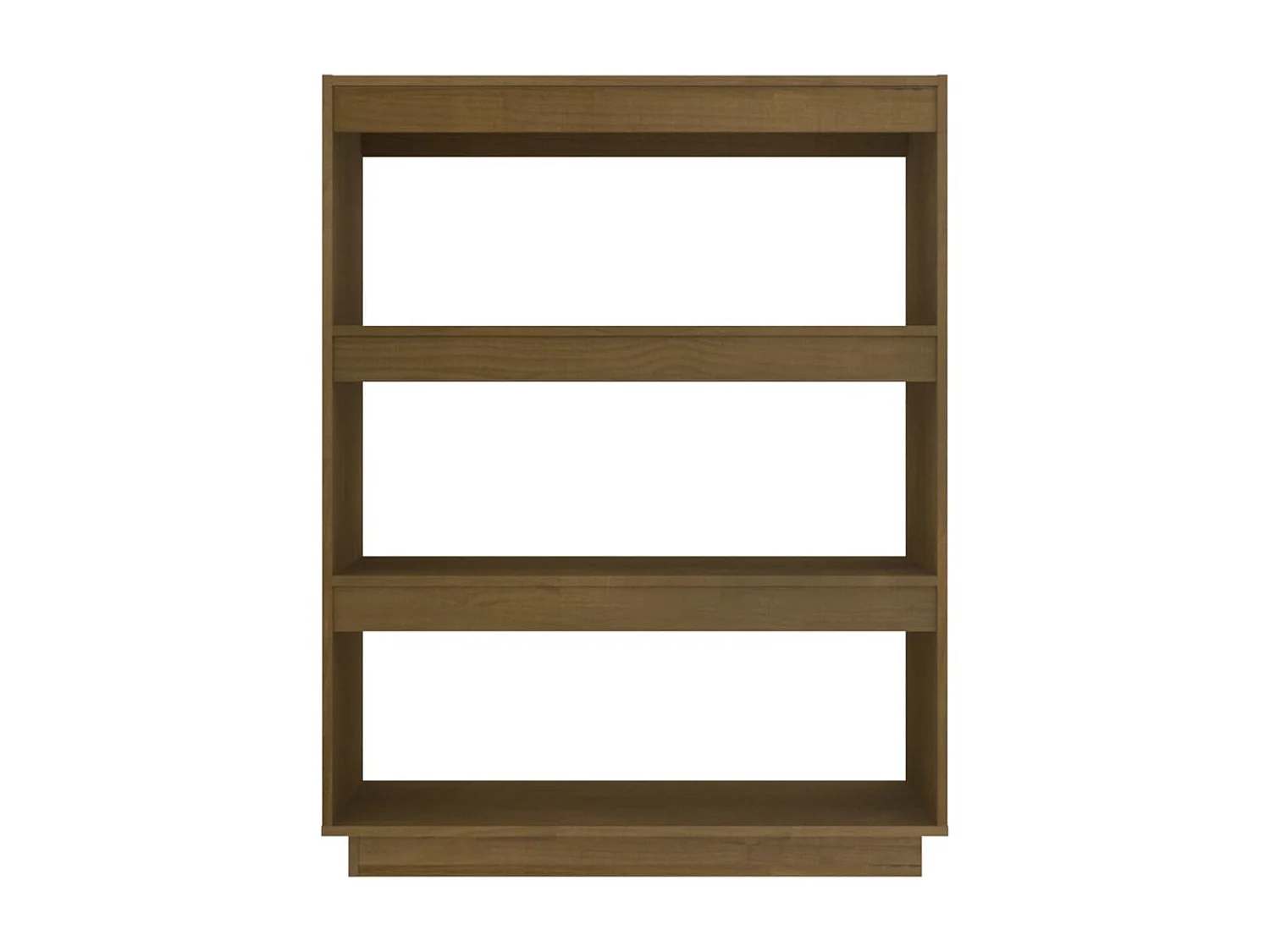 Bibliothèque-Séparateur de pièce Marron miel 80x35x103 Pin