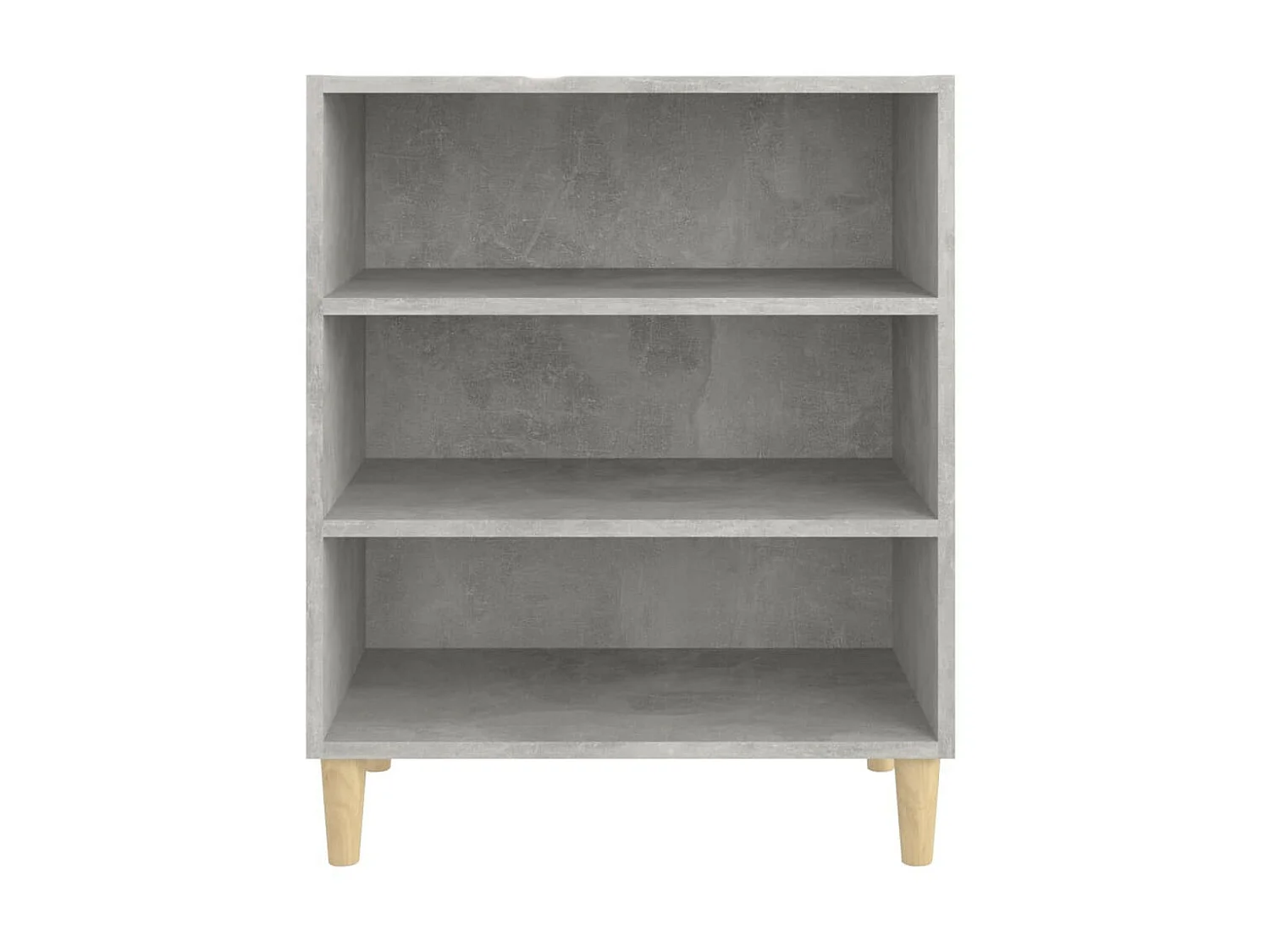 Étagère basse Gris béton 57x35x70