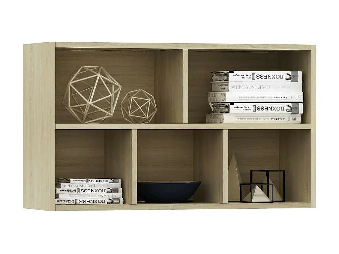 Bibliothèque-Buffet Chêne sonoma 45 x 25x80