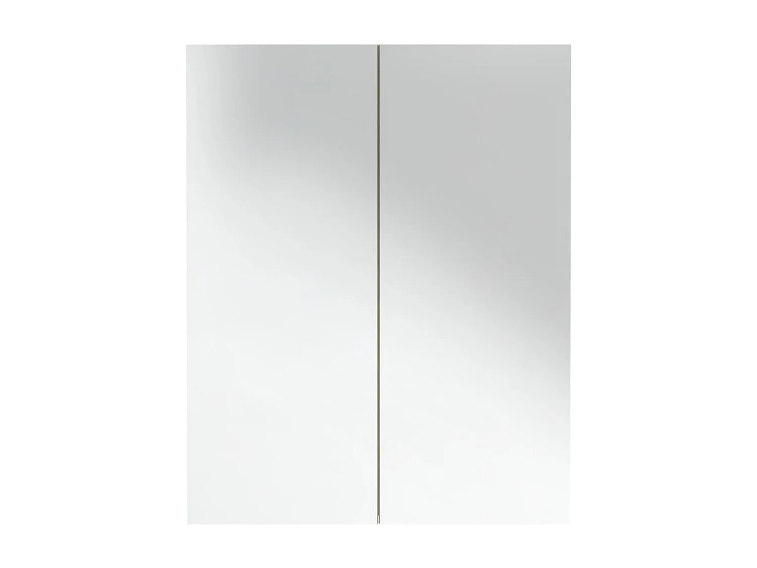 Armoire à miroir de salle de bain 60x15x75 MDF Blanc et chêne