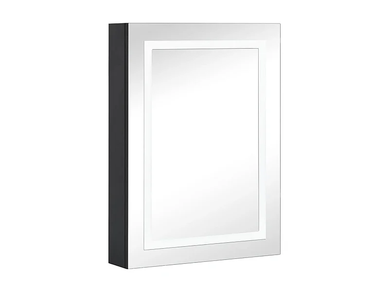 Armoire de salle de bain à miroir à LED 50x13x70 2
