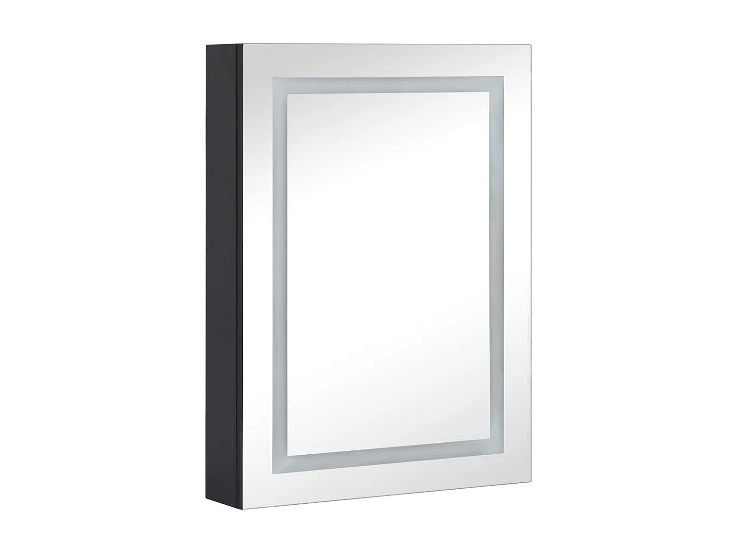 Armoire de salle de bain à miroir à LED 50x13x70 2