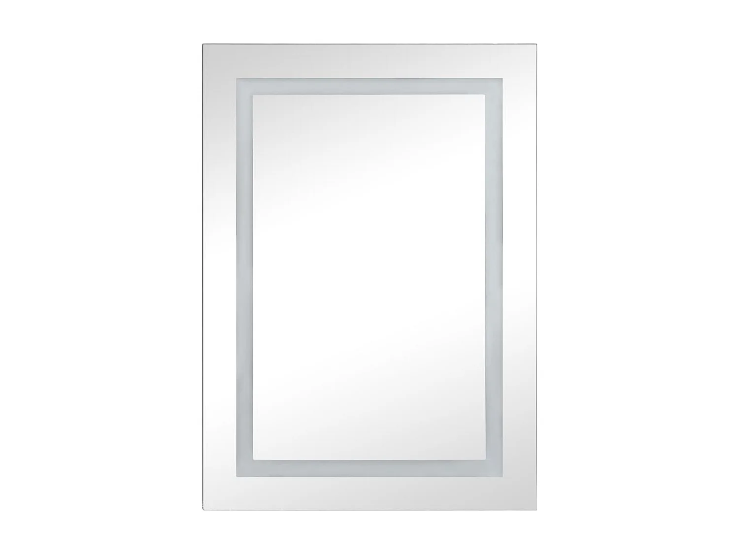 Armoire de salle de bain à miroir à LED 50x13x70 2