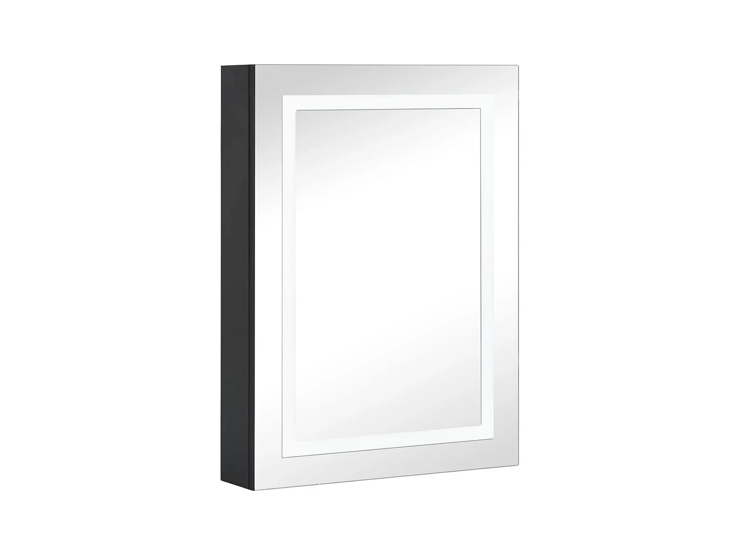 Armoire de salle de bain à miroir à LED 50x13x70 2