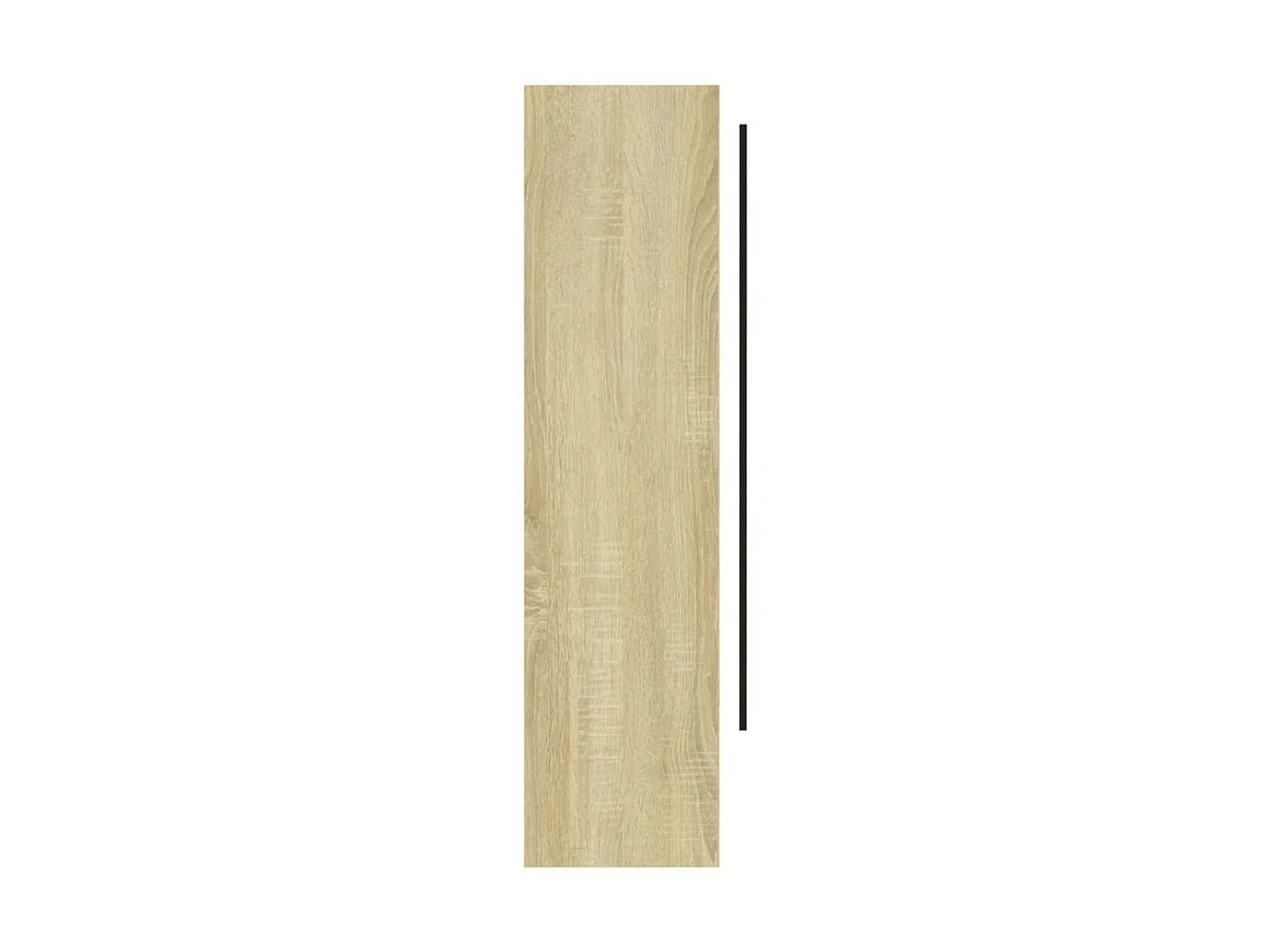 Armoire à miroir de salle de bain 80x15x60 MDF Blanc et chêne