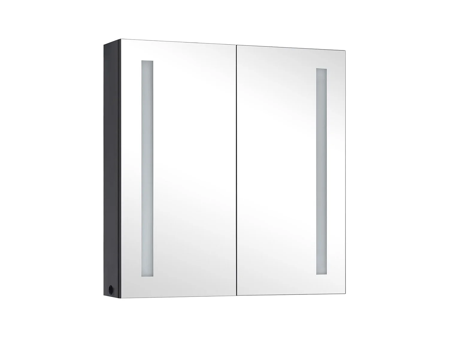 Armoire de salle de bain à miroir à LED 62x14x60