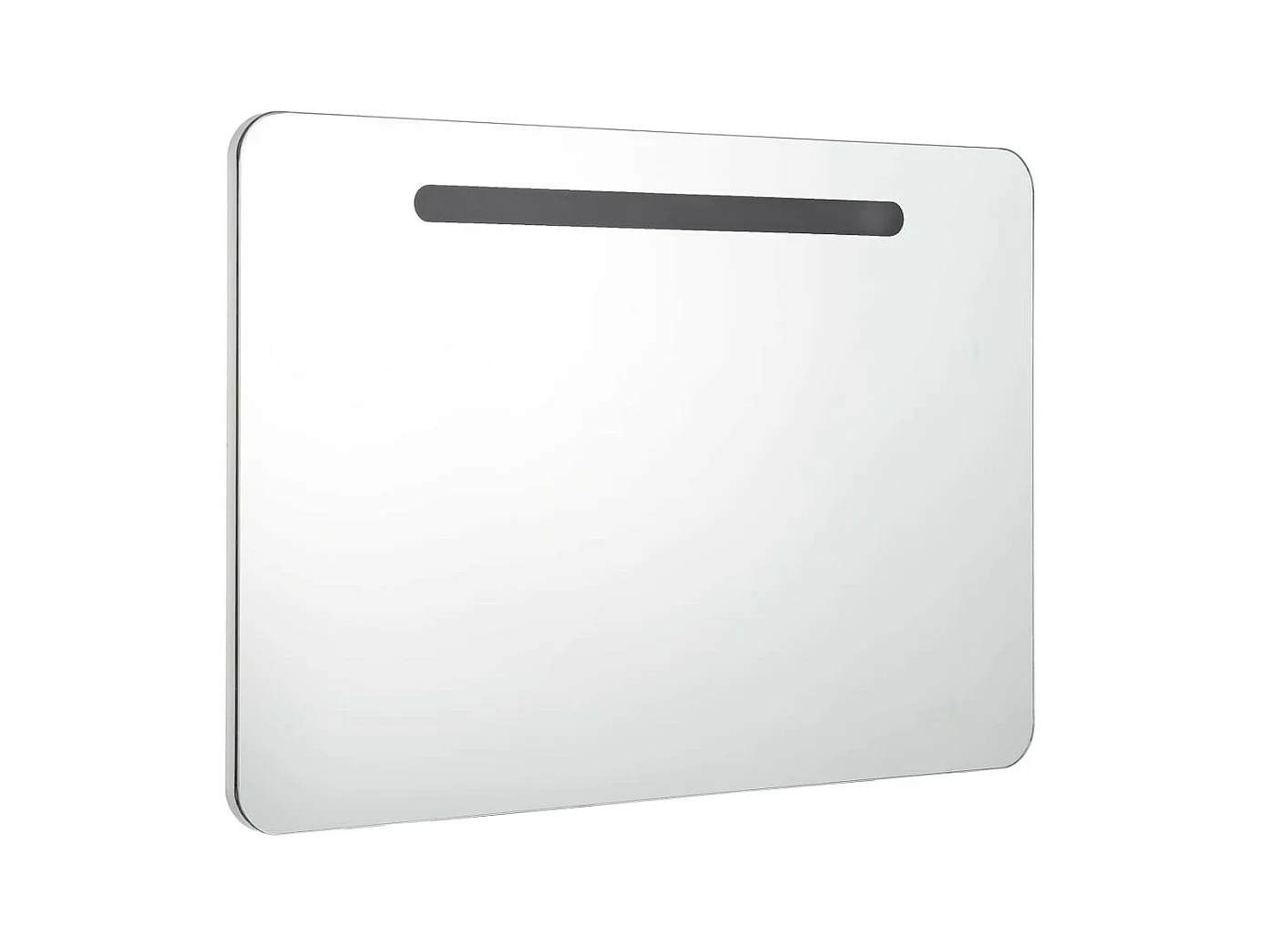 Armoire murale de salle de bain à miroir LED 80x11x55