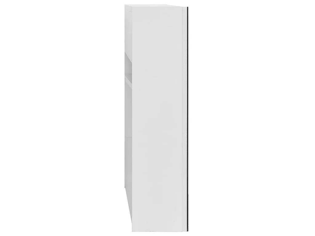 Armoire à miroir de salle de bain Blanc 80x15x60 MDF